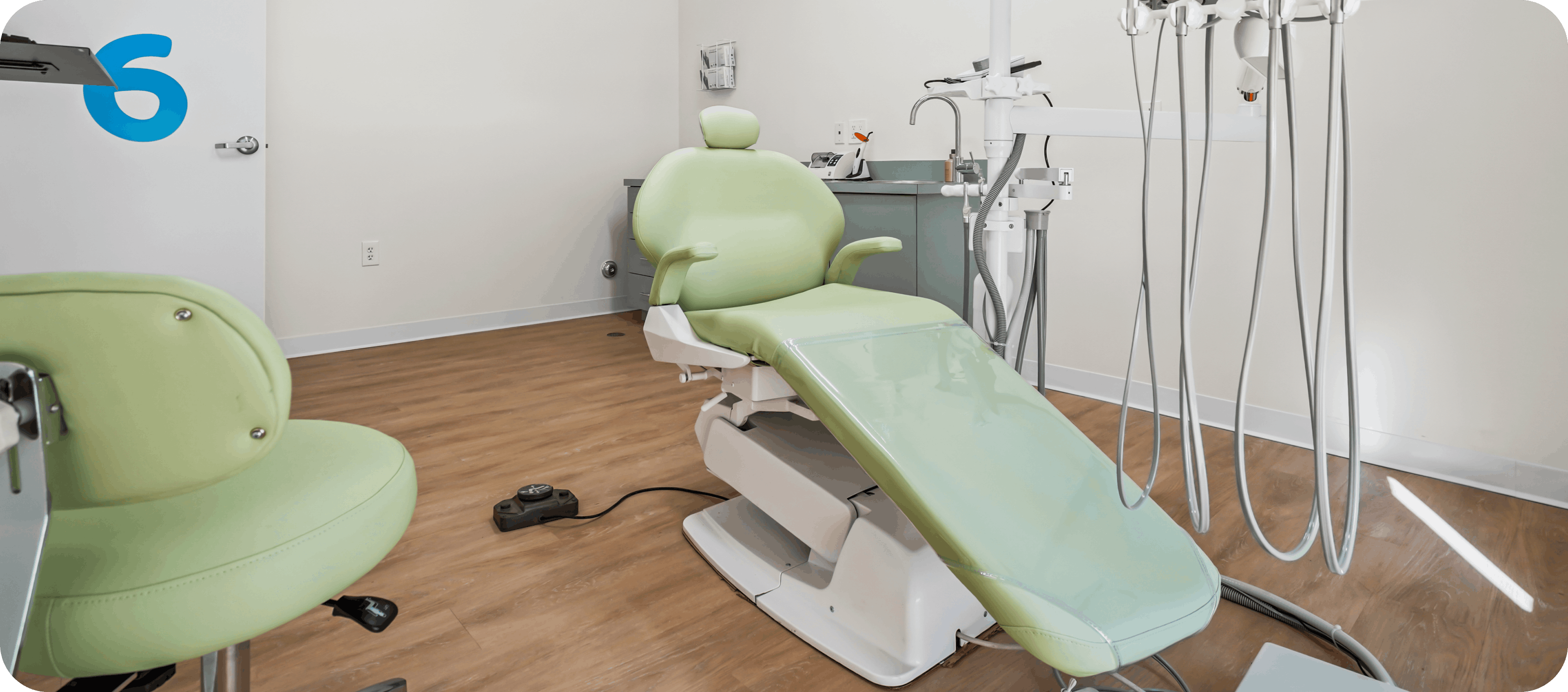 State-of-the-art pediatric dental chair and treatment station in Santa Ana